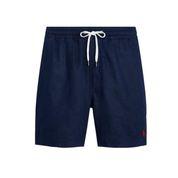 Ralph Lauren 6 Inch Classic Fit Prepster Poplin Shorts In Blue