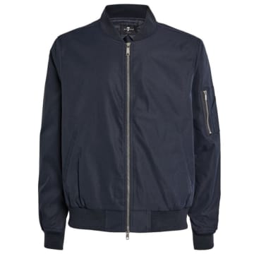 7 For All Mankind Bomber Jacket Tech Series In Blue