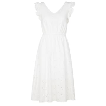Paul Smith Broderie Anglaise Dress In White