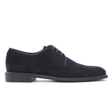 PS BY PAUL SMITH DARK NAVY BAYARD SUEDE SHOES
