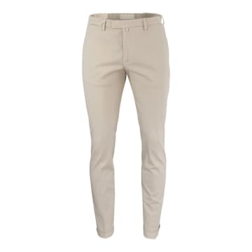 Briglia 1949 Bg03 Slim Fit Chinos With Turn Ups In Taupe
