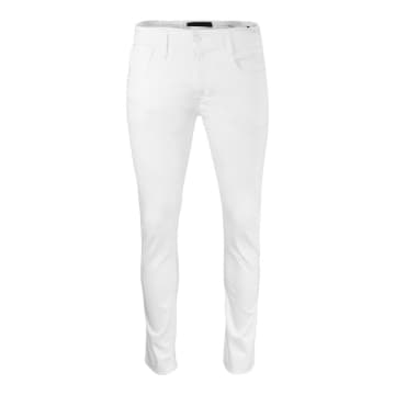 Replay Anbass Stretch Denim Slim Fit Jeans In White