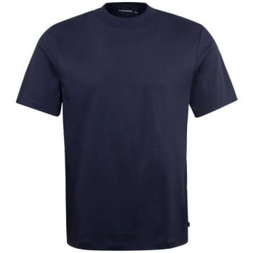 J. Lindeberg Ace Mock Neck T Shirt In Blue