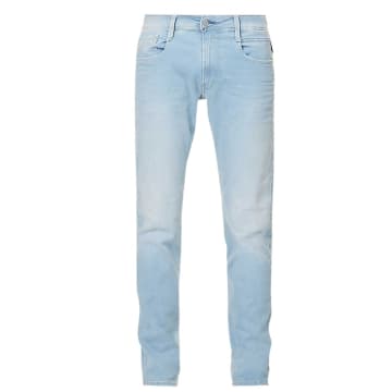 Replay Hyperflex Anbass Slim Fit Jeans In Blue