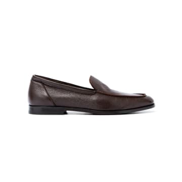 Harrys Of London Leather Morris Loafers In Brown