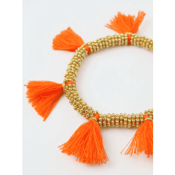 My Doris Orange Tassel Bracelet