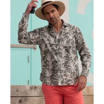 Hartford Cactus Palm Print Shirt