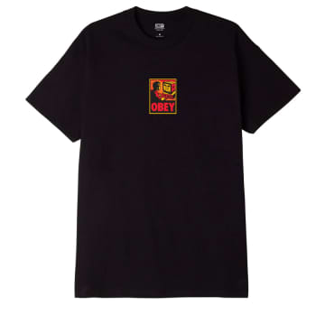 Obey Computer T-shirt In Black