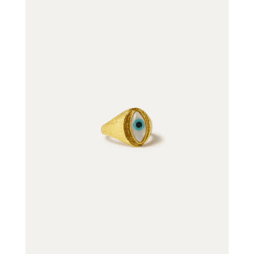 Ottoman Hands Amara Eye Signet Ring