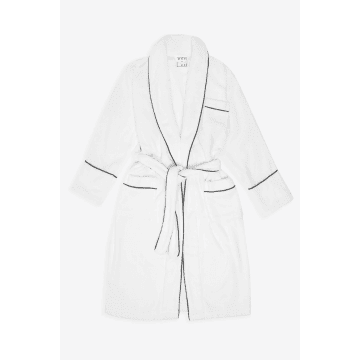 Breathe And Protect White Breathe Towelling Cotton Dressing Gown