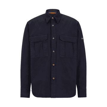 Hugo Boss Dark Blue Lisel Double Pocket Over Shirt