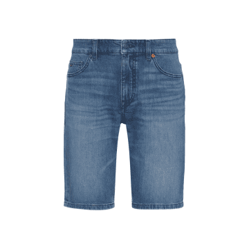 Hugo Boss Blue Delaware Denim Shorts