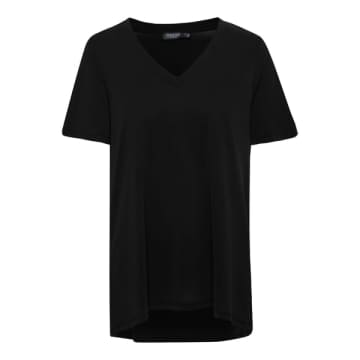 Soaked In Luxury Slcolumbine Oversize T-shirt In Black