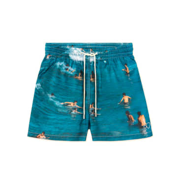 Arrels Barcelona X Yosigo Olas Swim Shorts In Blue