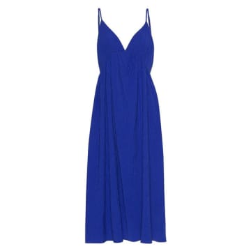 Dawn X Dare Karolina Midi Blue Strap Dress
