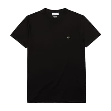 Lacoste T-shirt Classic In Pima Uomo Black