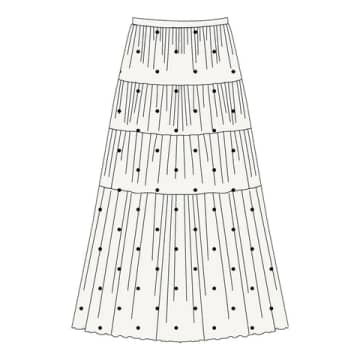 Shop Nooki Design Christie Maxi Skirt In White