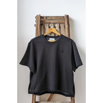 Marant Etoile Mona Black Short-sleeved Sweatshirt