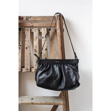 Marant Etoile Luz Black Leather Shoulder Bag