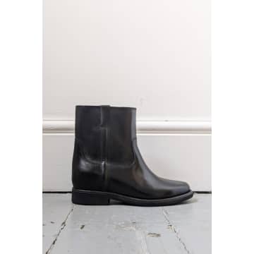 Marant Etoile Susee Black Leather Ankle Boots
