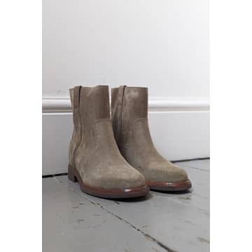 Marant Etoile Susee Taupe Suede Ankle Boots
