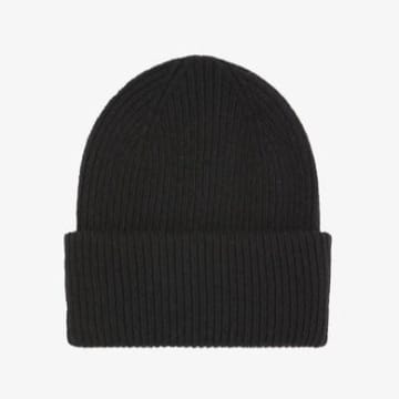 Colorful Standard Deep Black Merino Wool Hat