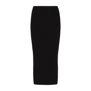 Designers Remix Taliana Rib Skirt In Black