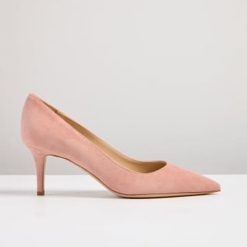 Made The Edit Milly Clay Pink Suede Heel
