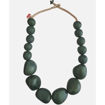 New Arrivals Pretty Pink Organico Chunky Necklace Greeen