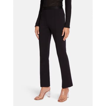 WOLFORD GRAZIA BELL BOTTOM TROUSERS SIZE: 12, COL: BLACK