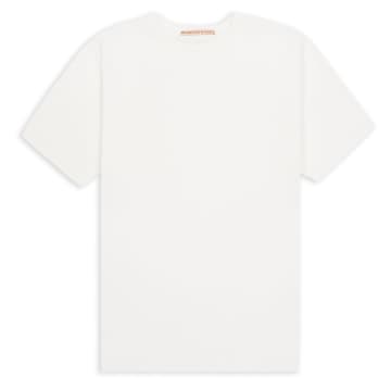 Burrows And Hare Egyptian Cotton T-shirt In White