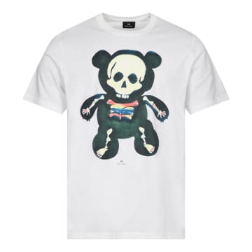 Paul Smith Teddy Skeleton T-shirt In White
