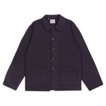 Burrows And Hare Cavalry Twill Jacket In Blue