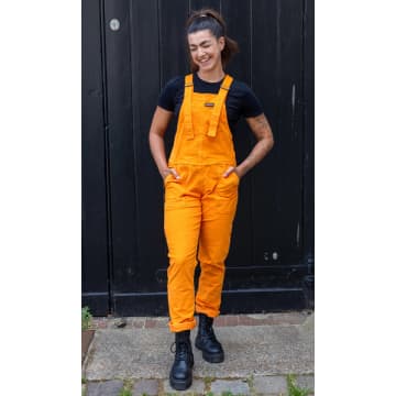 Run And Fly Run & Fly Highlighter Orange Stretch Cord Dungarees