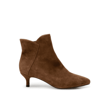 Shoe The Bear Saga Suede Ankle Boot Tan In Neutrals