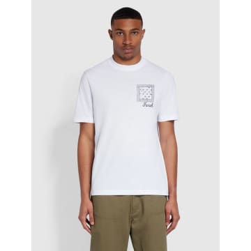 New In Vinnie Regular Fit Printed T-shirt In White