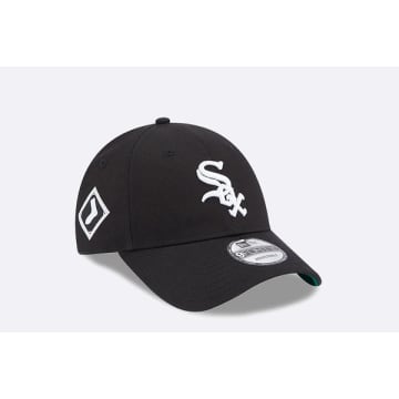 New Era 9forty Chicago White Sox Team Side Patch In Black