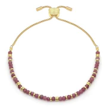 Boho Betty Pink Gold Mystical Tourmaline Bracelet