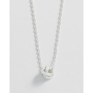 Estella Bartlett - Knot Charm Necklace In Metallic