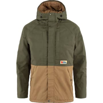 Fjall Raven Laurel Green 625 And Buckwheat Brown 232 Everyday Lite Padded Jacket