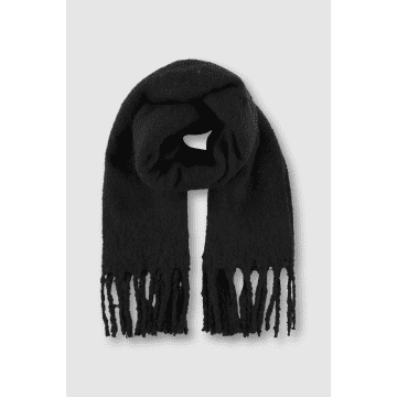 Rino And Pelle Gella Scarf Black In Brown