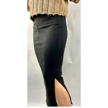 Lurdes Bergada Black Skirt With Pocket