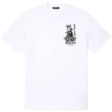Replay Death Racer T-shirt In White