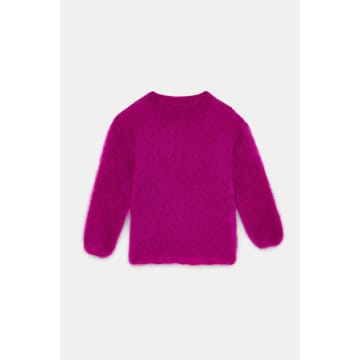 Ottod'ame Fuxia Maglia Sweater In Purple