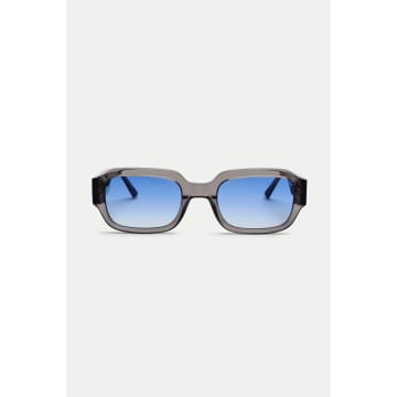 Messyweekend Grey Crystal Blue Downey Sunglasses