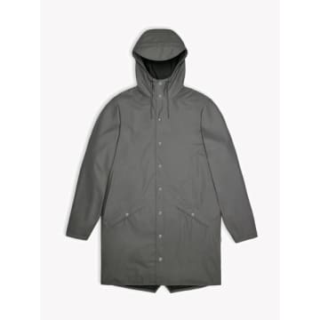 Rains Grey Unisex Long Jacket