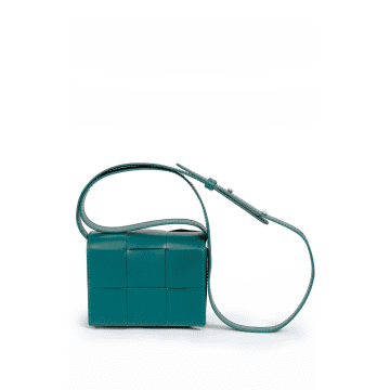 Aleo Matchbox Mini Bag In Malachite