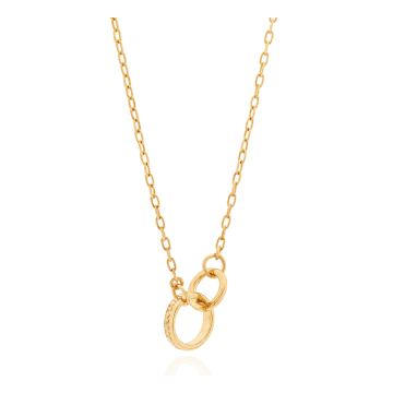 Anna Beck Intertwined Circles Charity Necklace In Gold