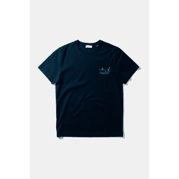 Edmmond Studio Navy Calypso Ii T-shirt In Blue