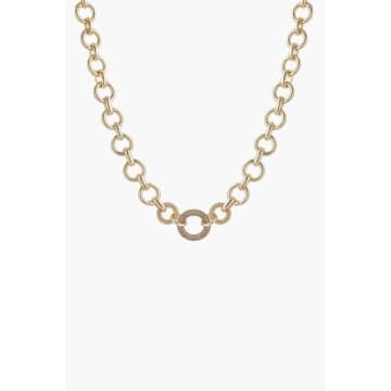 Tutti & Co Ne676g Grand Necklace In Metallic